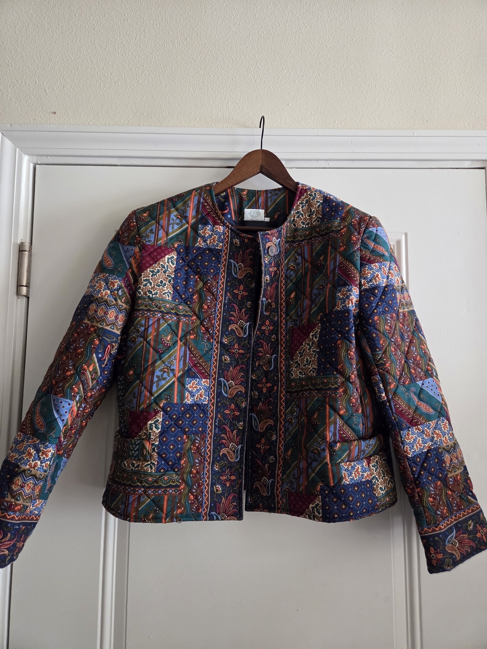 Vintage Vera Bradley Quilted Patchwork Multicolor Women's Jacket